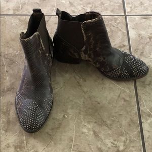 Brown Leather booties